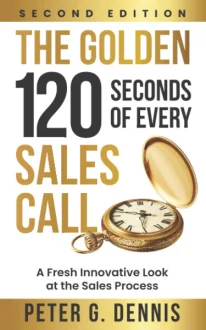 This book will serve as a sales call coaching and training manual teaching you just how essential the first 120 seconds of the process really are.